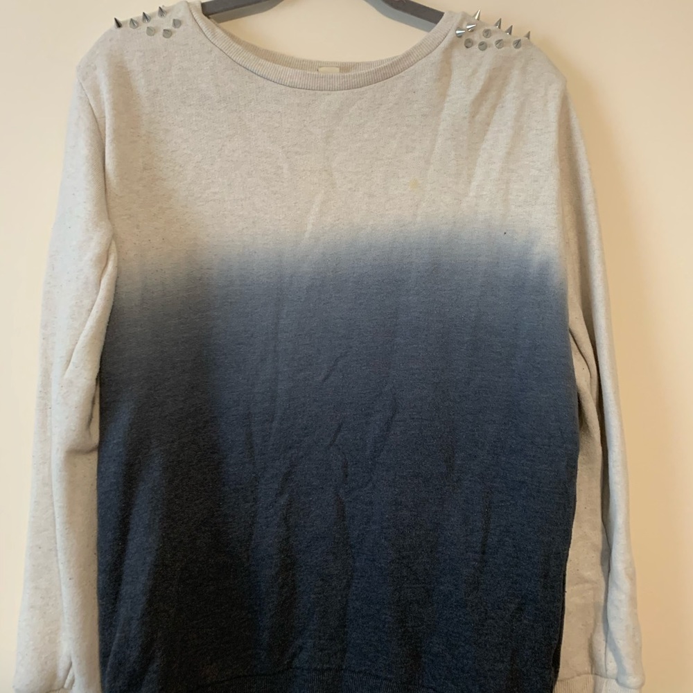 Forever 21 Spiked Ombré Sweater